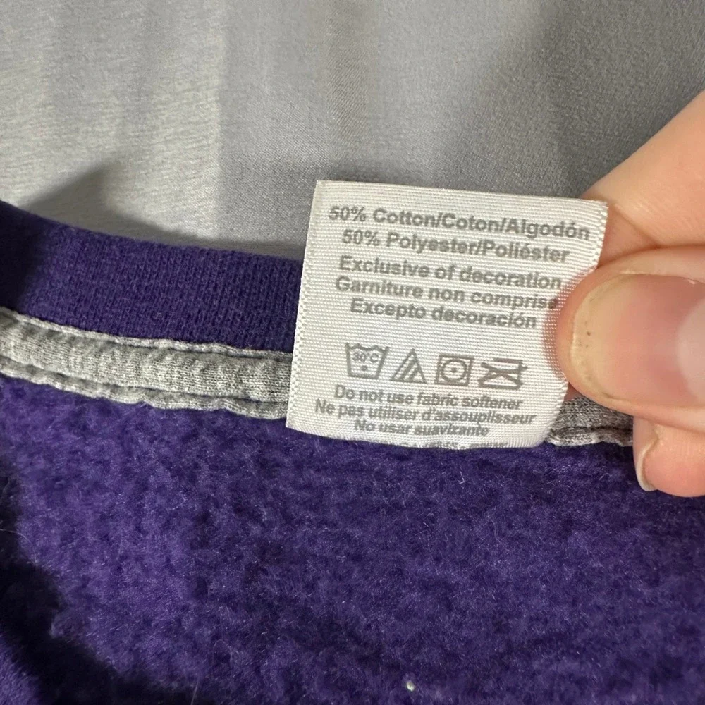 Russell Athletic Mens Small‎ Sweatshirt Kellogg Robot Purple BOTS 24